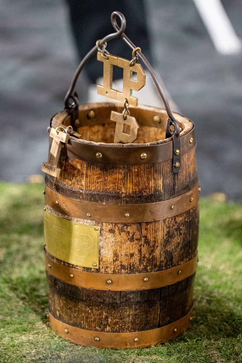 NISReport's tweet photo. Getting ready for the 100th anniversary of the Old Oaken Bucket Game. https://t.co/ChBosAF12A