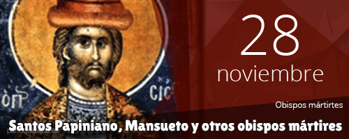 365selecciones's tweet image. San Papiniano de África, Mansueto y otros nueve compañeros Obispos mártires (500). En la persecución desencadenada por los vándalos, durante el reinado del arriano Genserico, por defender la fe católica, fueron quemados en todo su cuerpo, con planchas de hierro incandescentes.