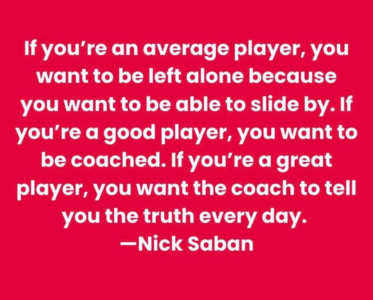 Coachhm's tweet image. Don't be average