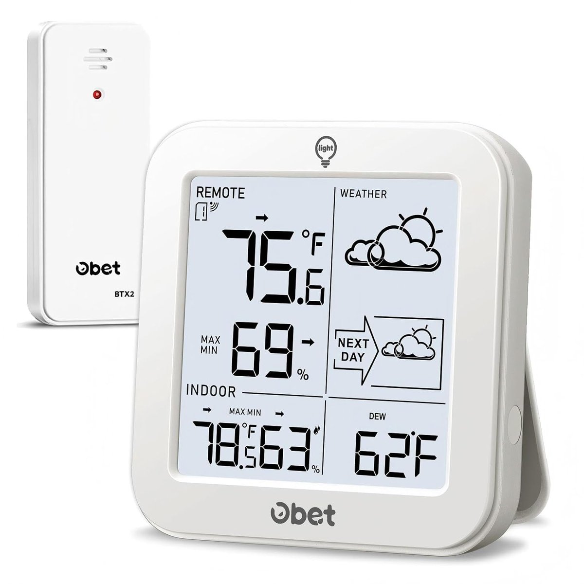 Redheadzrbest's tweet image. ONLY 💲8.99 ~ REG 💲29.99

🎉   CLIP THE AMAZON COUPON 

Indoor Outdoor Thermometer Wireless Weather Station, Battery Powered Inside Outside Thermometers Hygrometer Monitor with Backlight, Max/Min Record, Dew Point, Heat Index, Pressure (500 Feet)

🔗    amzlink.to/az0DtzsBVGGbl…