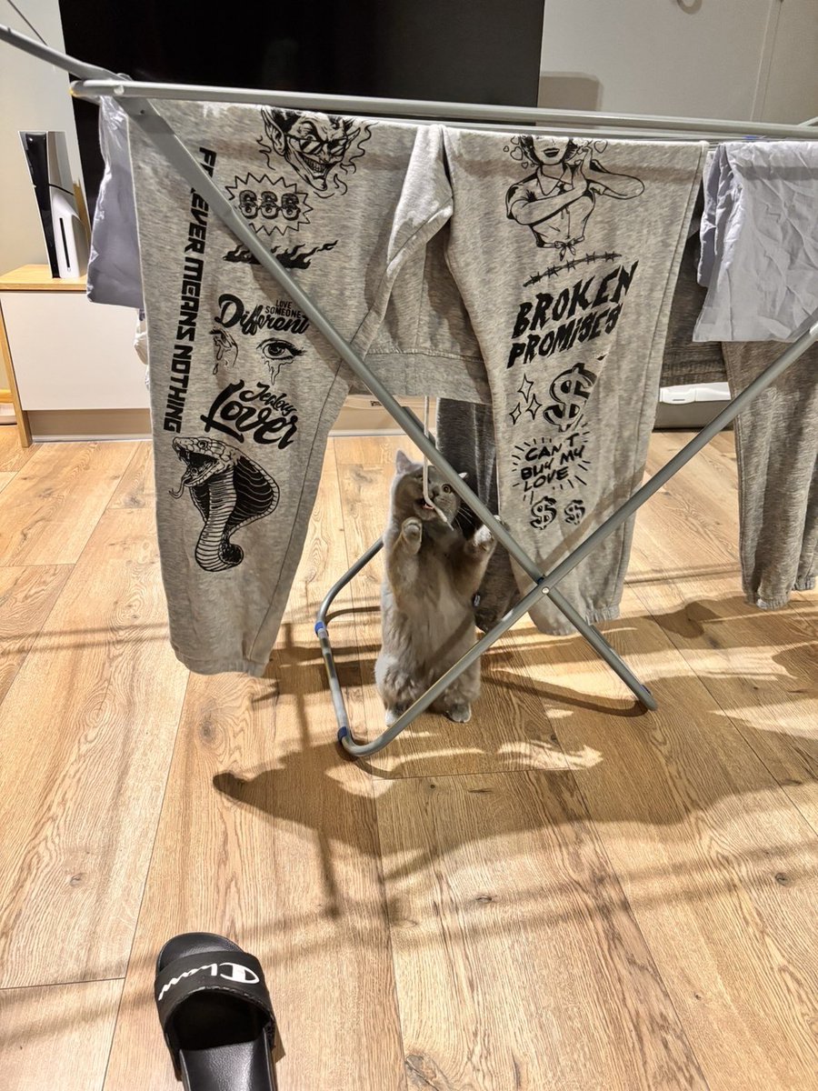 She’s doing my laundry