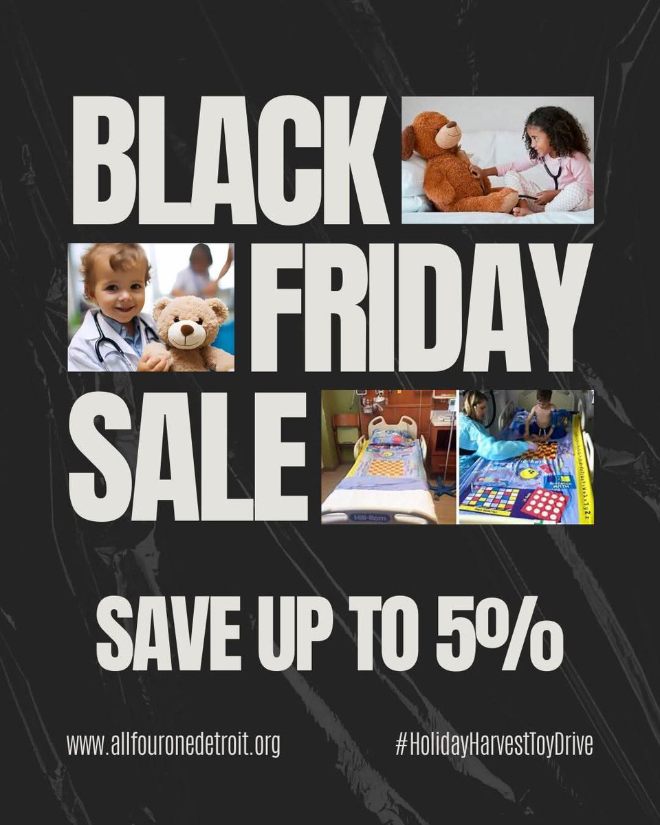 allfouronedet's tweet photo. Shop the Black Friday Sale-Black Friday Deals Are Here. 
Exclusive Black Friday Specials Online and In-Store. Shop Now at Amadore Beverage Inc. Find Savings in All Meijer Stores in Metro Detroit. Proceeds goes to All Four One 26th Annual Holiday Harvest Toy Drive. https://t.co/G4I0mLKnuT