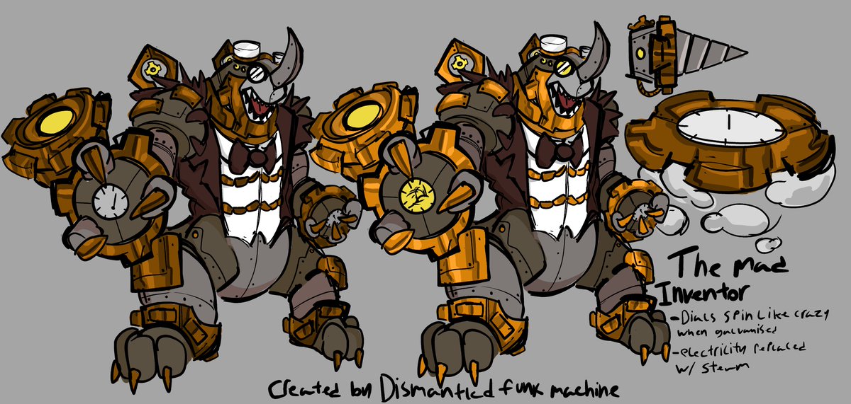 STEAMPUNK GALVAN CONCEPT!
#rivalsofaether2