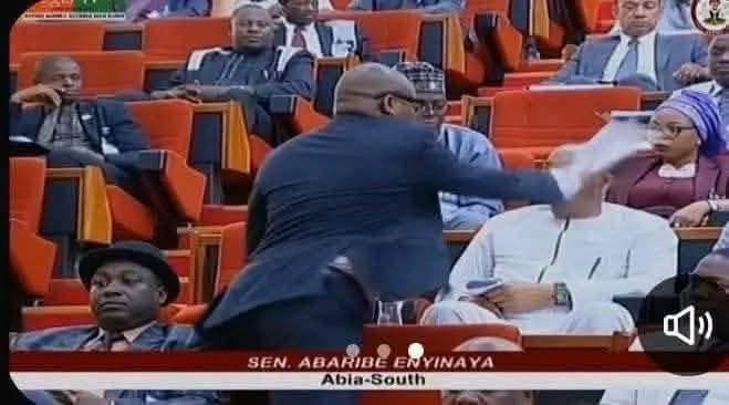 engrICO2015's tweet image. BREAKING NEWS FROM SENATE!
War in Senate: Abaribe Clashes with Northern Senator Over Provocative Remark Against Nnamdi Kanu | Daily Hama 
Drama unfolded in the Senate today following a heated exchange between Senator Enyinnaya Abaribe and a northern colleague who allegedly made a…