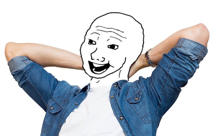 unnattybrah's tweet image. Normies love $wojak