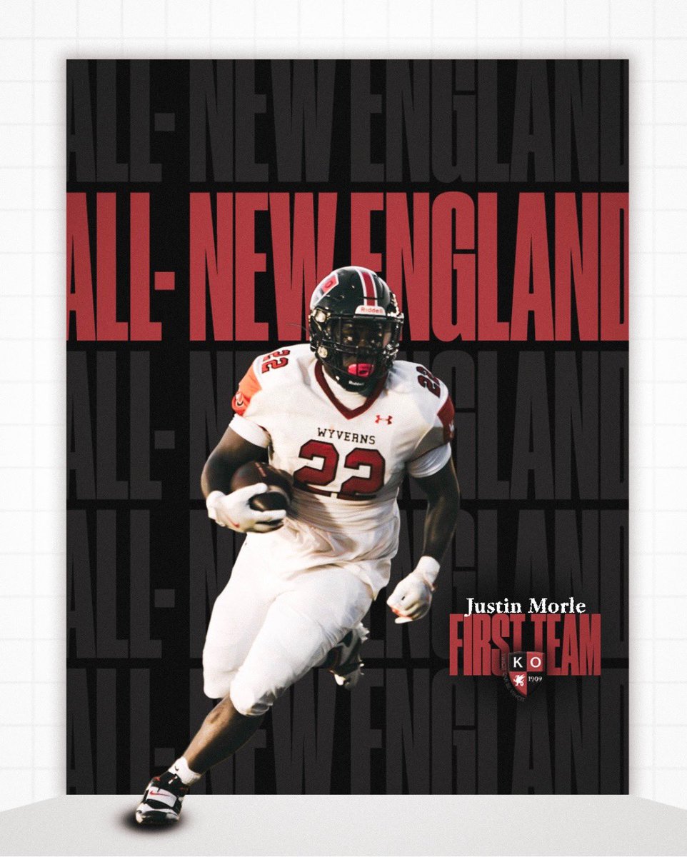 Blessed to receive 1st team all New England for the second time🙏🏾
<a href="/BatoryBrandon/">Coach Batory</a> <a href="/_CoachSullivan/">Kevin Sullivan</a> <a href="/NE6FB_Recruits/">NE-Recruits</a>