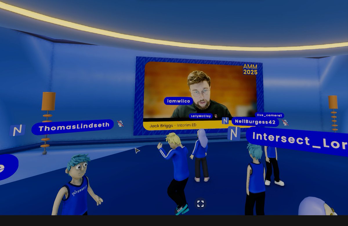 LallyMcClay's tweet image. The very first Intersect Virtual Hub AMM is officially on!

For the first time, members can join the Annual Members’ Meeting together, wherever they are in the world💙

Come in, explore the Hub, meet other members, and say Hi!
Truly global AMM links in thread 👇