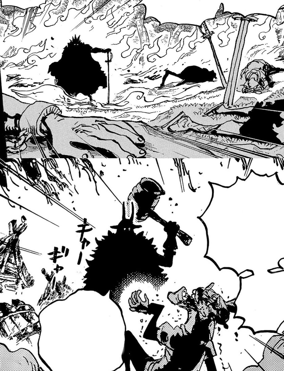 Eustass_Fetty's tweet image. #ONEPIECE1167 
Just like Rocks, Loki doesn’t play around when it comes to his family.