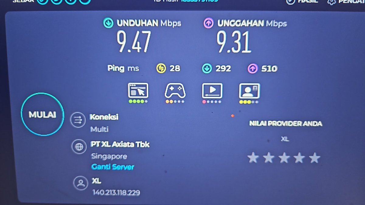 Anggakeluk's tweet photo. @FirstMediaCares halo min ini intermet saya lemot sekali ya drop banget https://t.co/pCpA6JXXed