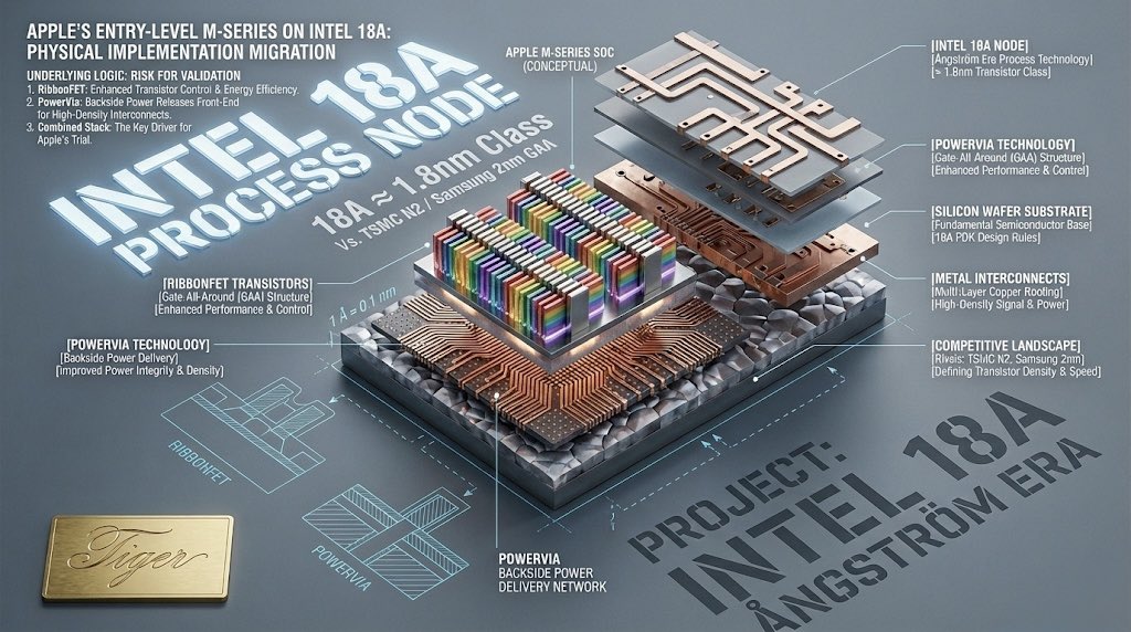If you still think Apple handing the entry-level M-series to Intel’s 18A is just a “foundry transfer,” you’re missing the entire scale of what happened. 

This isn’t an order. It’s a public vote on what manufacturing sovereignty looks like in a post-Taiwan world.

Ming-Chi Kuo’s