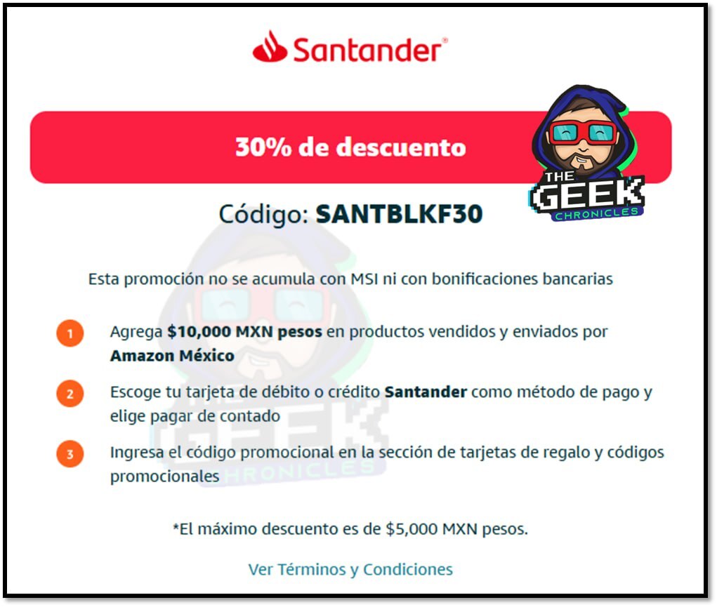 home_and_health's tweet image. YA VIENE EL TURNO DE SANTANDER CON SU CUPÓN &quot;SANTBLKF30&quot; PARA 30% DE DESCUENTO!!! A LAS 7PM EN PUNTO DEBE ACTIVARSE. LES RECOMIENDO TENER YA LISTO SU CARRITO Y LA PÁGINA DE PAGO PARA QUE SOLO PONGAN EL CÓDIGO Y LE DEN A &quot;PAGAR&quot;!!!

Mas info: … amzn.to/487yIB9