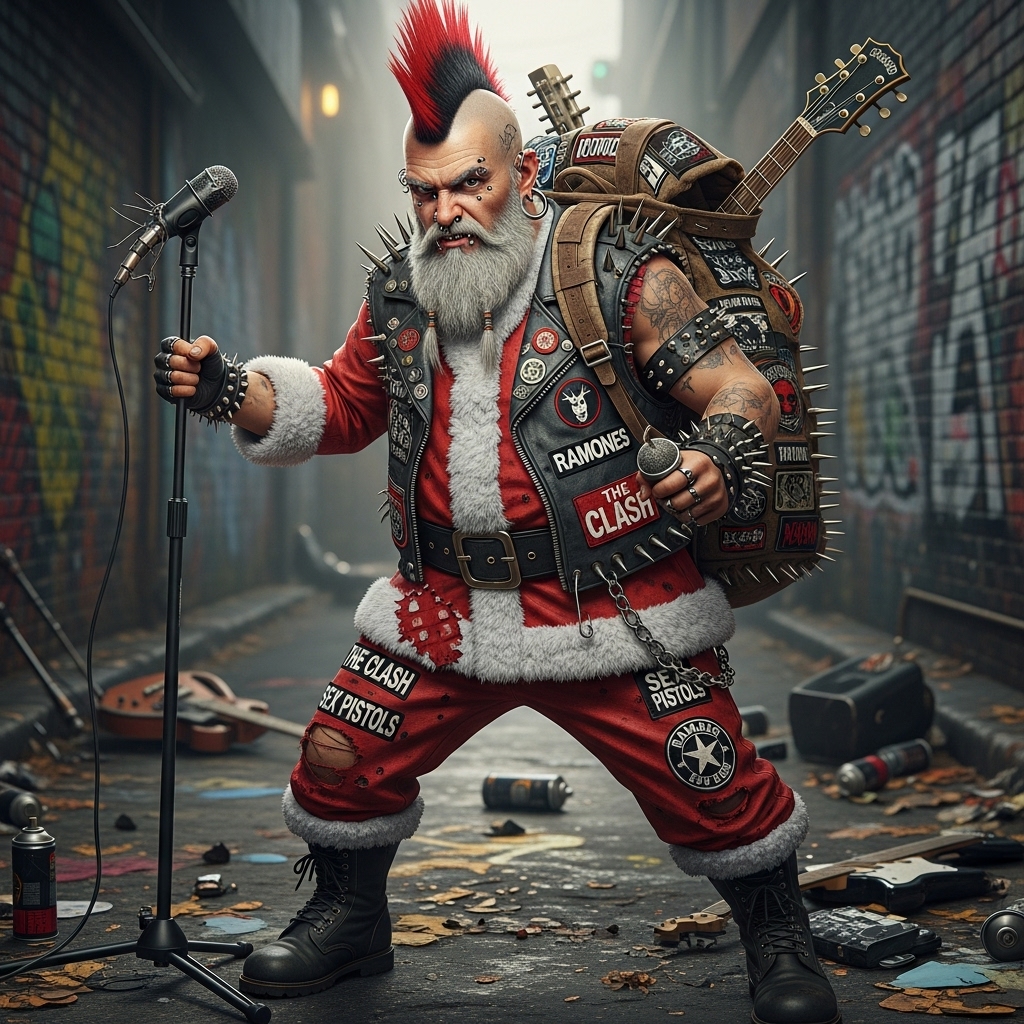 "Santa Punk"

#SizzleSantas