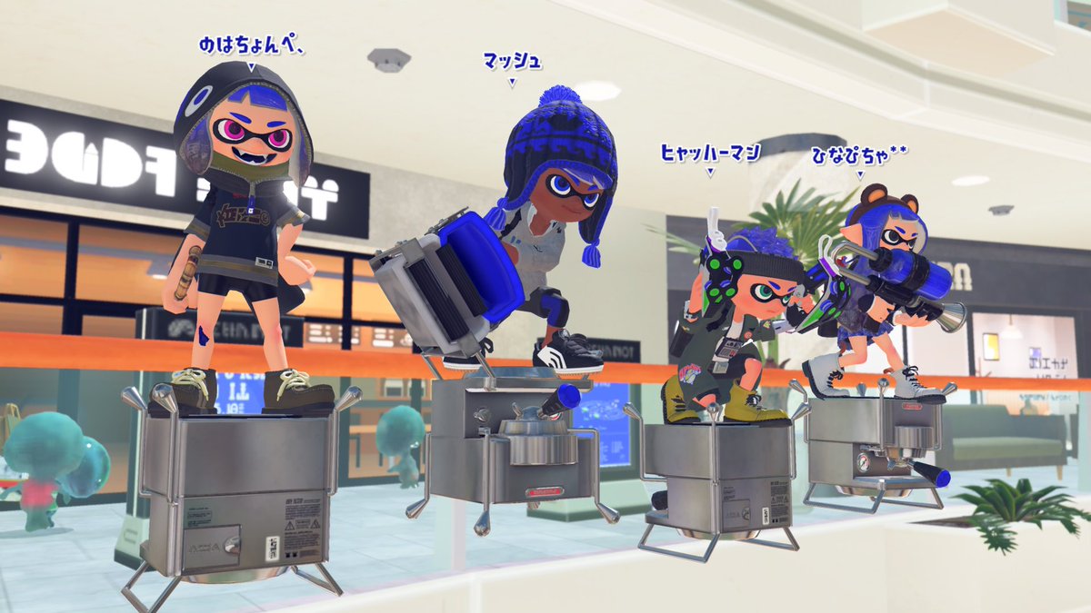 hinapitoon's tweet image. チーム🦈にお呼ばれしてホコ🦈💥
ひなちょんぺになってきました🥸
ハンコでカモンにサメでカモン🤣🤣
焦ってホコ運んだわよ😂ww
楽しかった🥰
ありがとでした🙌🏻💕