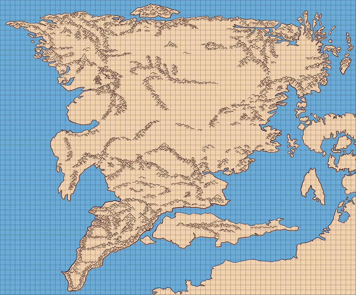 voithontas's tweet image. AAAAAAAAAA the NotBritain continent is finished!

Roughly 68km by 57km if my count is right. to the east and south you can see an as-yet unmountained NotFrance, NotDenmark and NotNederlands

this will ALL be playable in minecraft, on...

THADE! #ThadeSMP #thadesmp #THADESMP