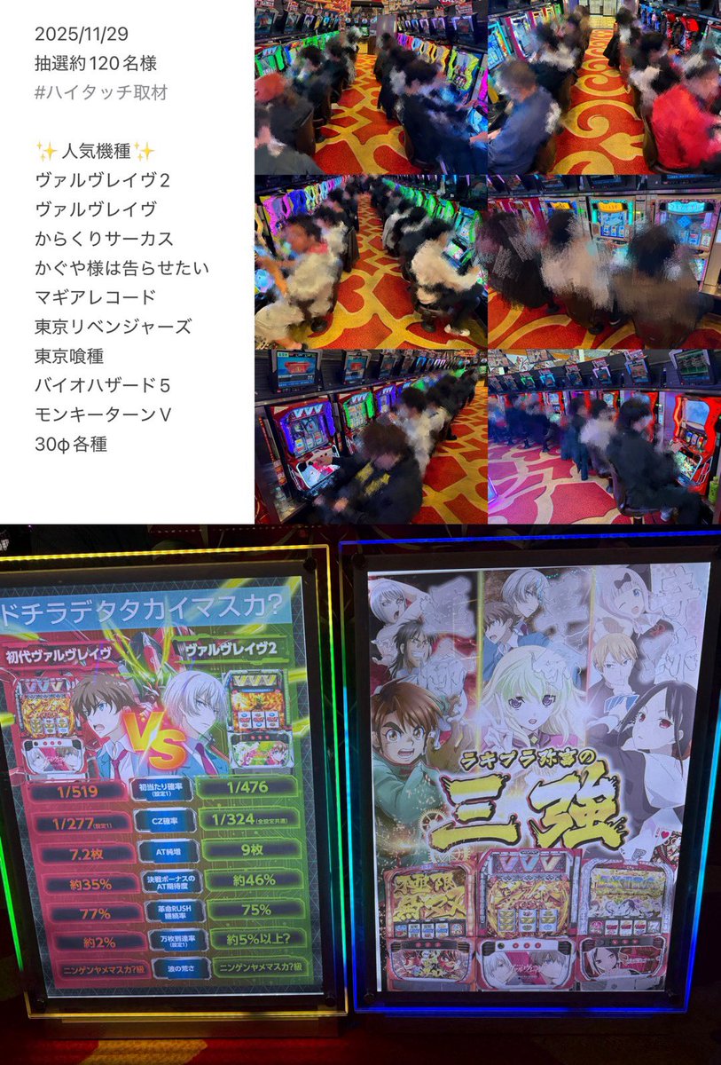 ラッキープラザ1111弥富店 #ハイタッチ取材 #PR 抽選約120名様中3番で