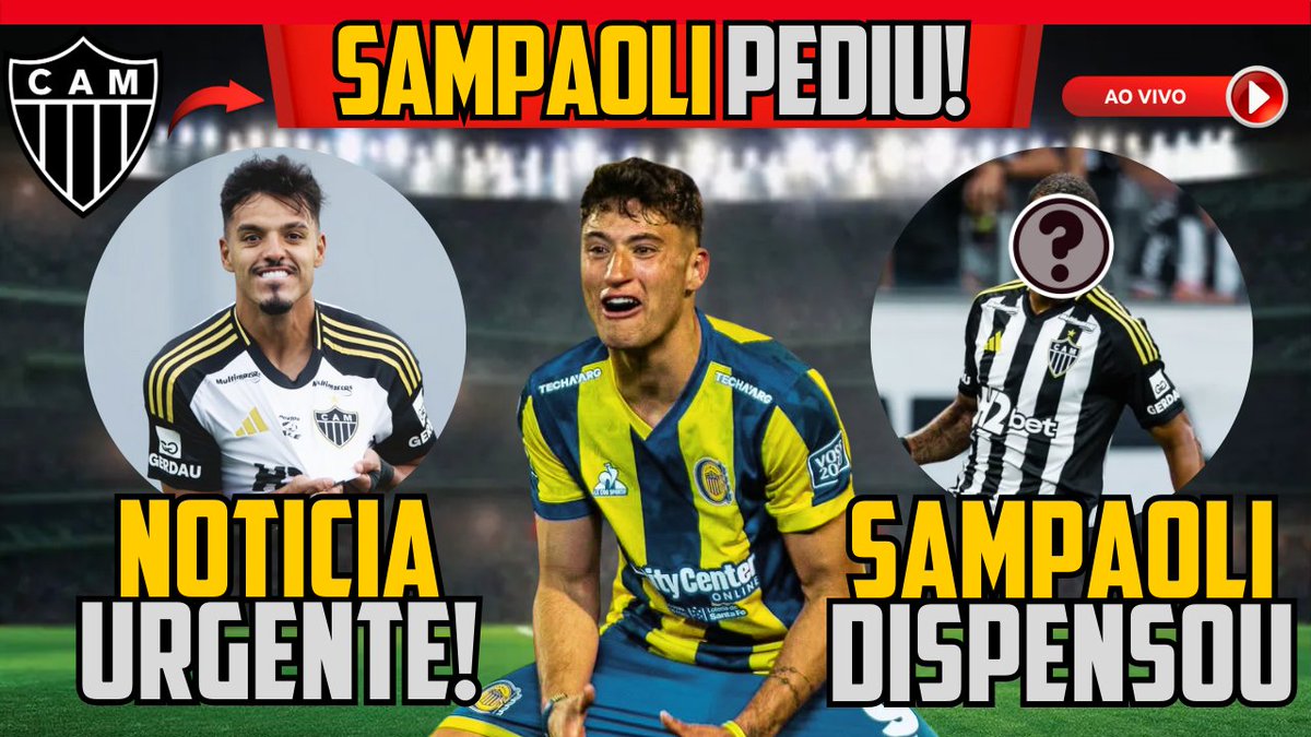 oBetoGuerra's tweet image. 🔥 SAMPAOLI PEDE ATACANTE 🚨 URGENTE NO GALO ✅ DECISÃO TOMADA 🔴 LIVE

➡️ youtube.com/watch?v=CUZfLE…