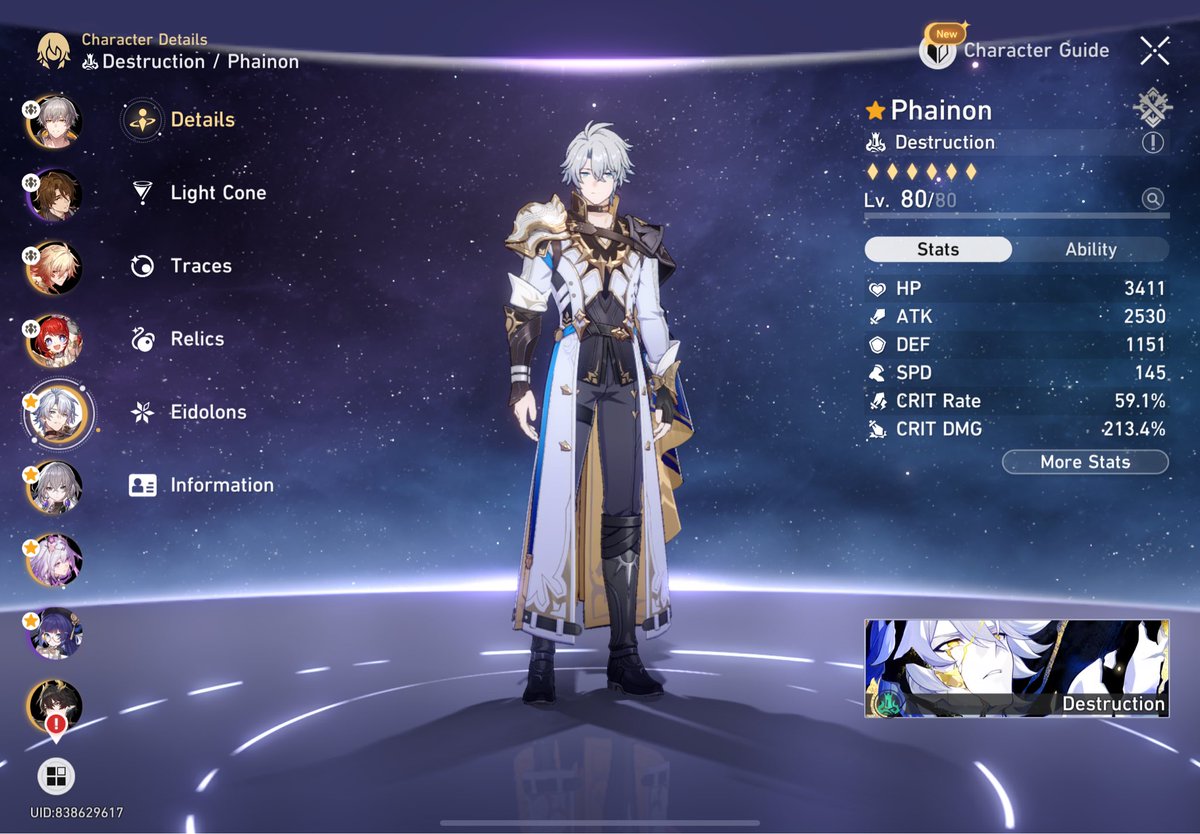 MyDearDei's tweet photo. YESSSSSS I GOT THEIR SIGS AND EIDOLONS. Omfg, Phainon coming in clutch with only 50 pulls left, he just couldn’t lose to Mydei.

From e0s0 phaidei to a fucking proud and happy owner of e2s1 phaidei….IM SO FUCKING HAPPY RN https://t.co/YpWdtldUK1