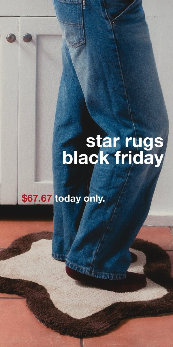 launched the first sour puss rug today and sold 5… small to some, meaningful to me.

the idea someone spent their hard earned money on something i made blows me away.

incredible, thank you.

much love