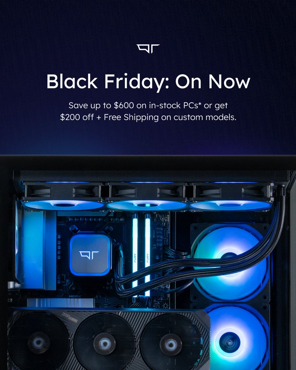 Black Friday weekend is on!⚡ Save up to $600 on limited stock on our ready-to-ship PCs. Shop while quantities last!

#blackfriday #savebig #shopnow #quotedtech #custom