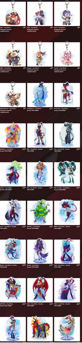 eucheon's tweet image. You still have money after all that Black Friday shopping? Here&apos;s a massive thread of all the items that dropped today on Shark Robot for the Helluva Boss Winter Merch Drop #HelluvaBoss #Merch #SharkRobot