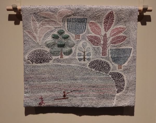 毛沢東刺繍 人物画