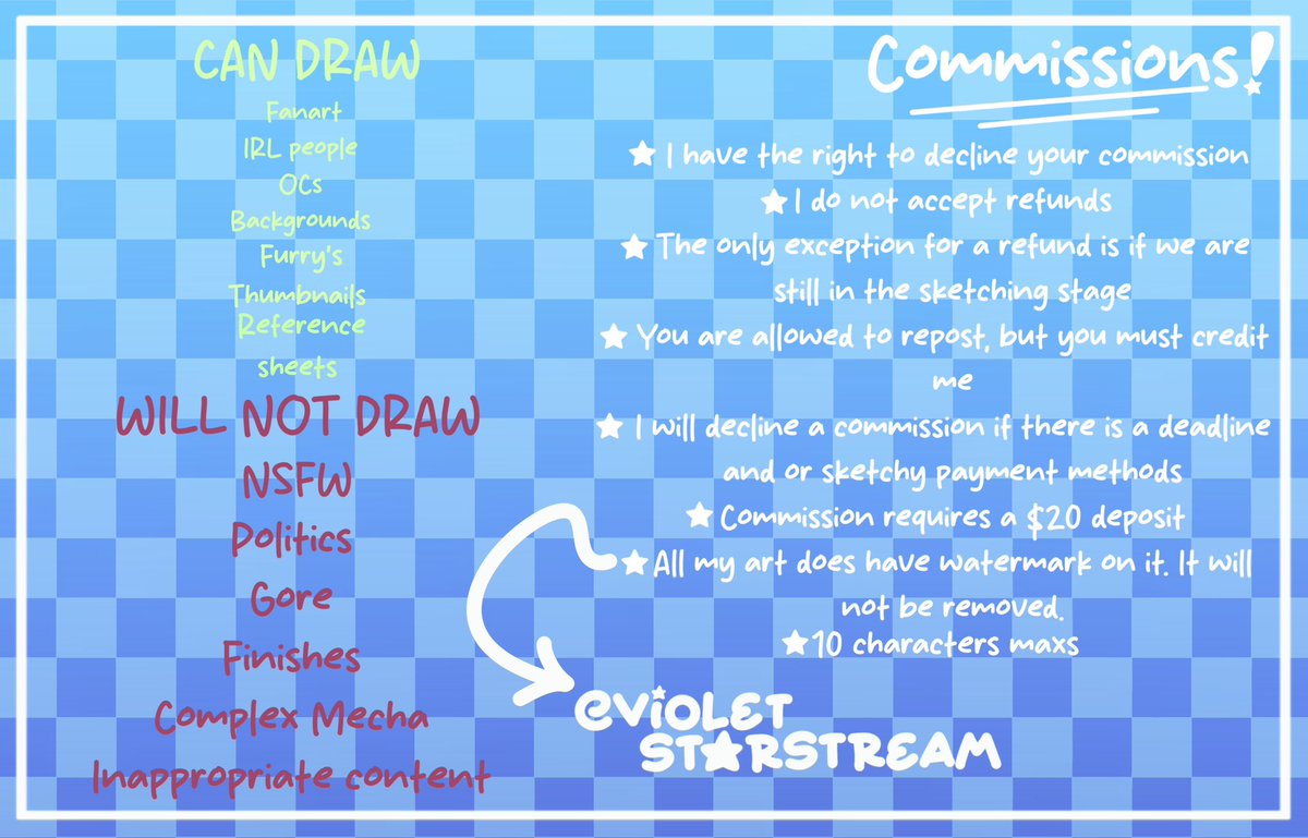 VioletStarstream (commissions open) tweet media