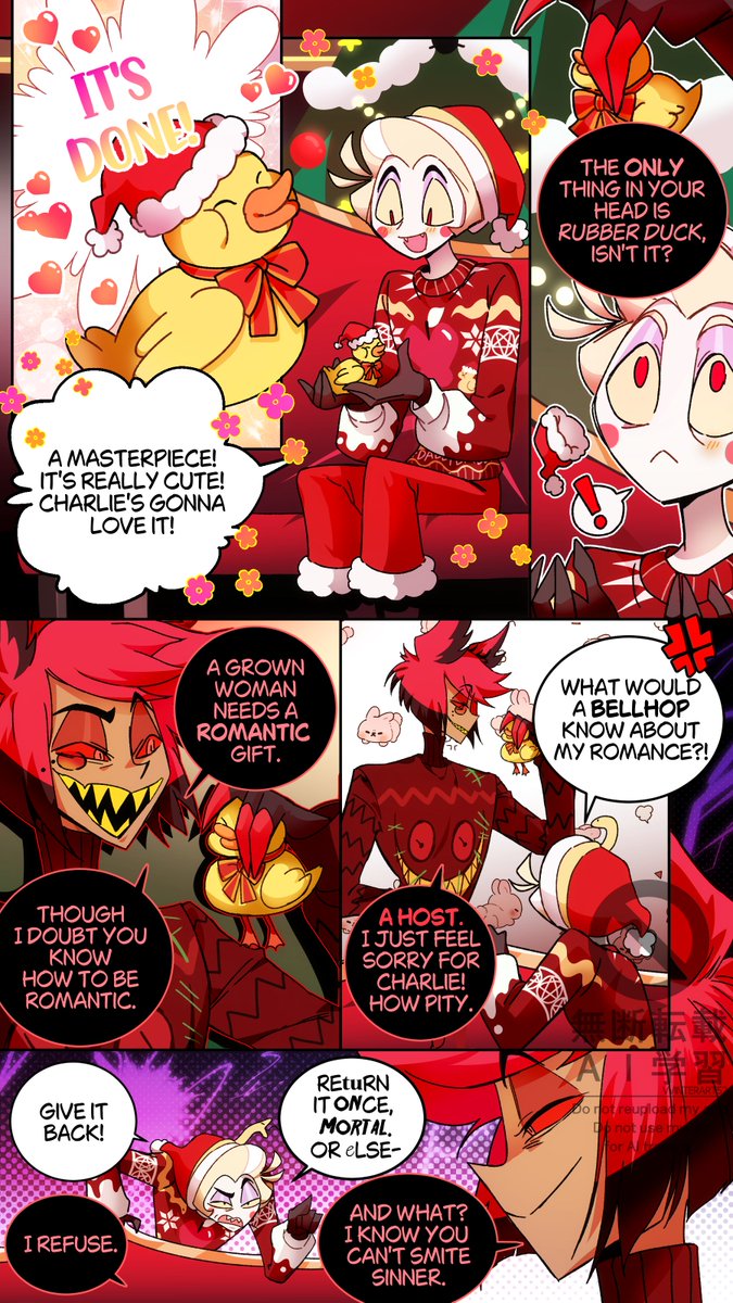 VVinterArt52's tweet photo. 🎄🎅Under the mistletoe🎁🎄 #radioapple #bambilu https://t.co/dZQSifFkU6