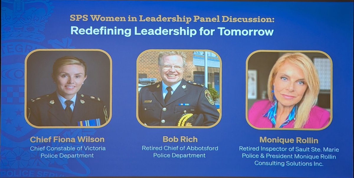 Thank you <a href="/SurreyPolice/">Surrey Police</a> Women in Leadership Committee for the interesting and informative panel yesterday: #RedefiningLeadershipForTomorrow.

The 3 panelists had differing and common perspectives - all food for thought…and action!

#WomenLeading #StrongerTogether #BCWLE