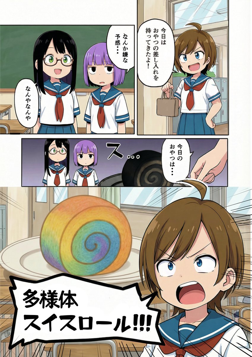 minux302's tweet image. AI部ッ！
「マンガでわかる多様体仮説」（1/4）