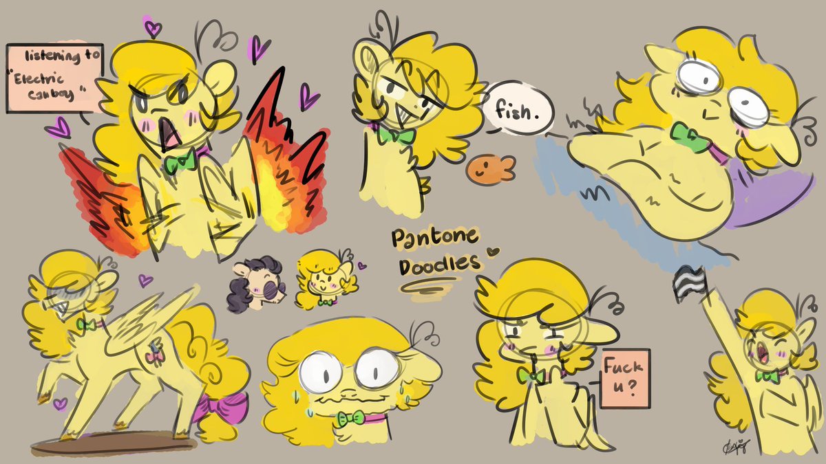 pantone_pops's tweet image. :&amp;gt;//‧₊˚❀༉‧₊˚.

My pegasus OC Pantone Pops :3