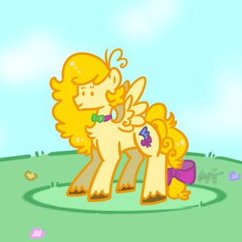 pantone_pops's tweet image. :&amp;gt;//‧₊˚❀༉‧₊˚.

My pegasus OC Pantone Pops :3