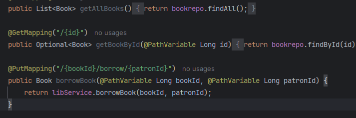 __Sadeek_'s tweet image. 🚀 Just built a foundational Library Management API using #SpringBoot.

Success implements: ✅ Full CRUD for Books &amp;amp; Patrons ✅ Established One-to-Many relationship for borrowing ✅ Custom endpoints for borrowBook and returnBook logic
 #Java #RESTAPI #BackendDev