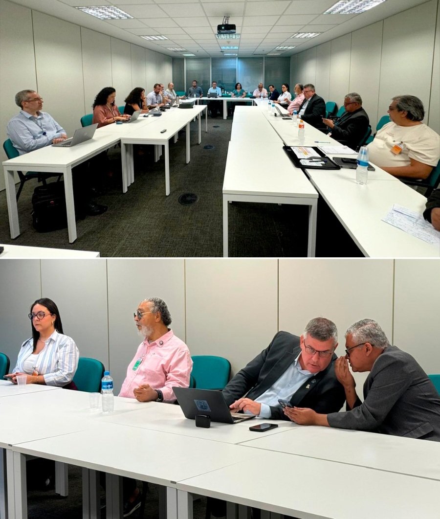 Nesta sexta (28/11), a diretoria da Conttmaf, da FNTTAA e dos sindicatos coirmãos se reuniram com representantes da Petrobras e da Transpetro para iniciar tratativas para a negociação do próximo acordo coletivo de trabalho (ACT) das categorias marítimas:

instagram.com/reel/DRnuVsnjj…