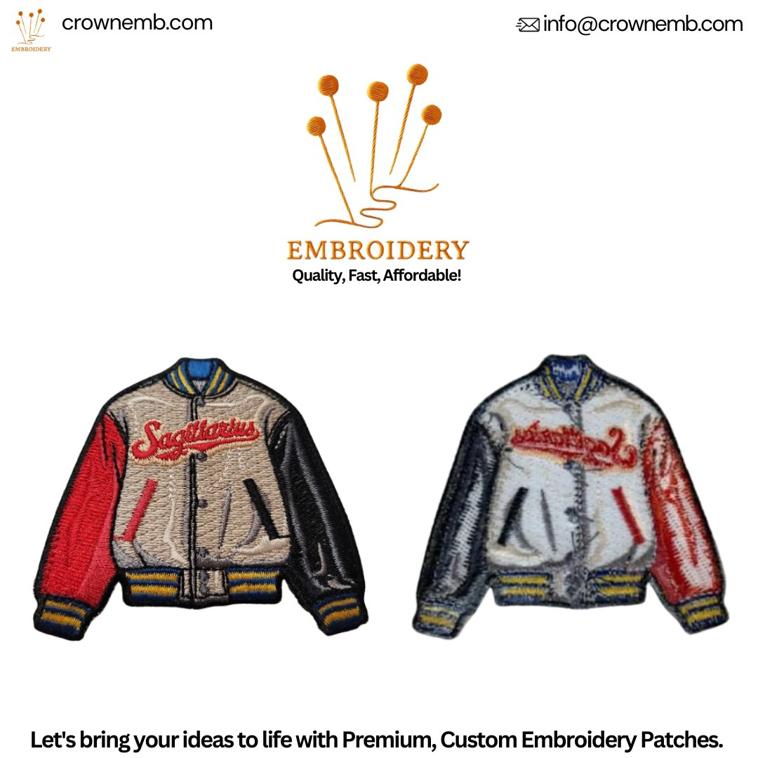 crown_emb's tweet image. High-End Custom Patches by CrownEmb Elegant stitching • Sharp detail • Premium finish. 

Min 50 pcs | Free Revisions | Fast Delivery  📩 info@crownemb.com | 📷 crownemb.com 📷

#CrownEmb #patches #usa