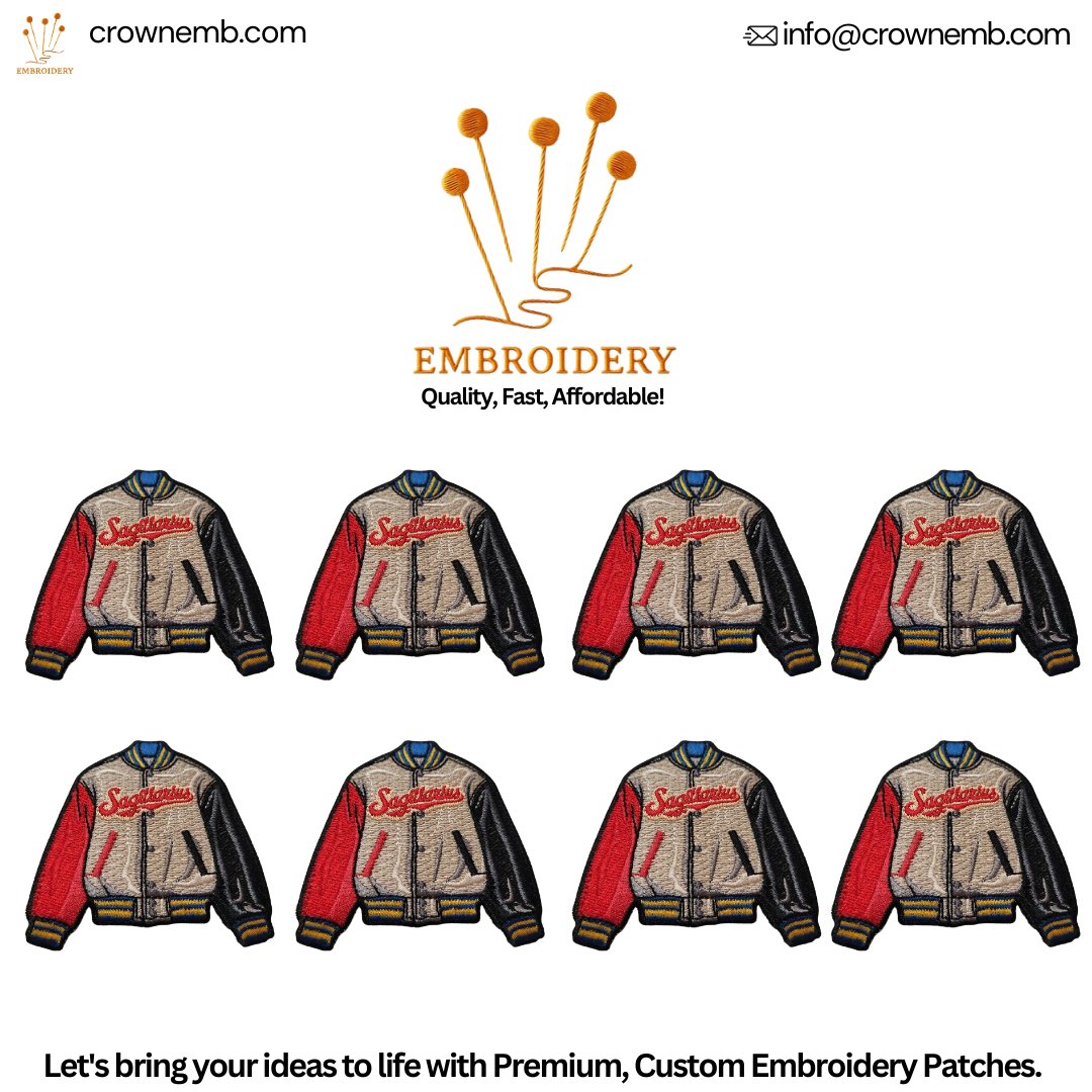 crown_emb's tweet image. High-End Custom Patches by CrownEmb Elegant stitching • Sharp detail • Premium finish. 

Min 50 pcs | Free Revisions | Fast Delivery  📩 info@crownemb.com | 📷 crownemb.com 📷

#CrownEmb #patches #usa