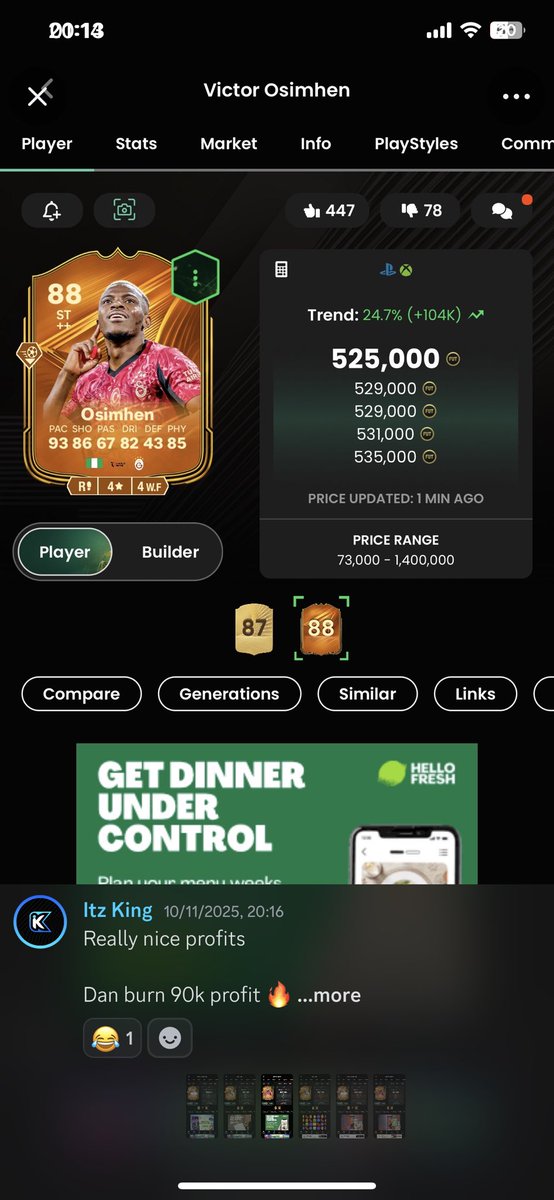 ItzKing121's tweet photo. Let’s run it back mega profits last time

https://t.co/dglBAdAWh7

Don’t miss out DM for a Discount 👆🏼

#FC26 #fc26leaks https://t.co/FJAZQ8FrL0