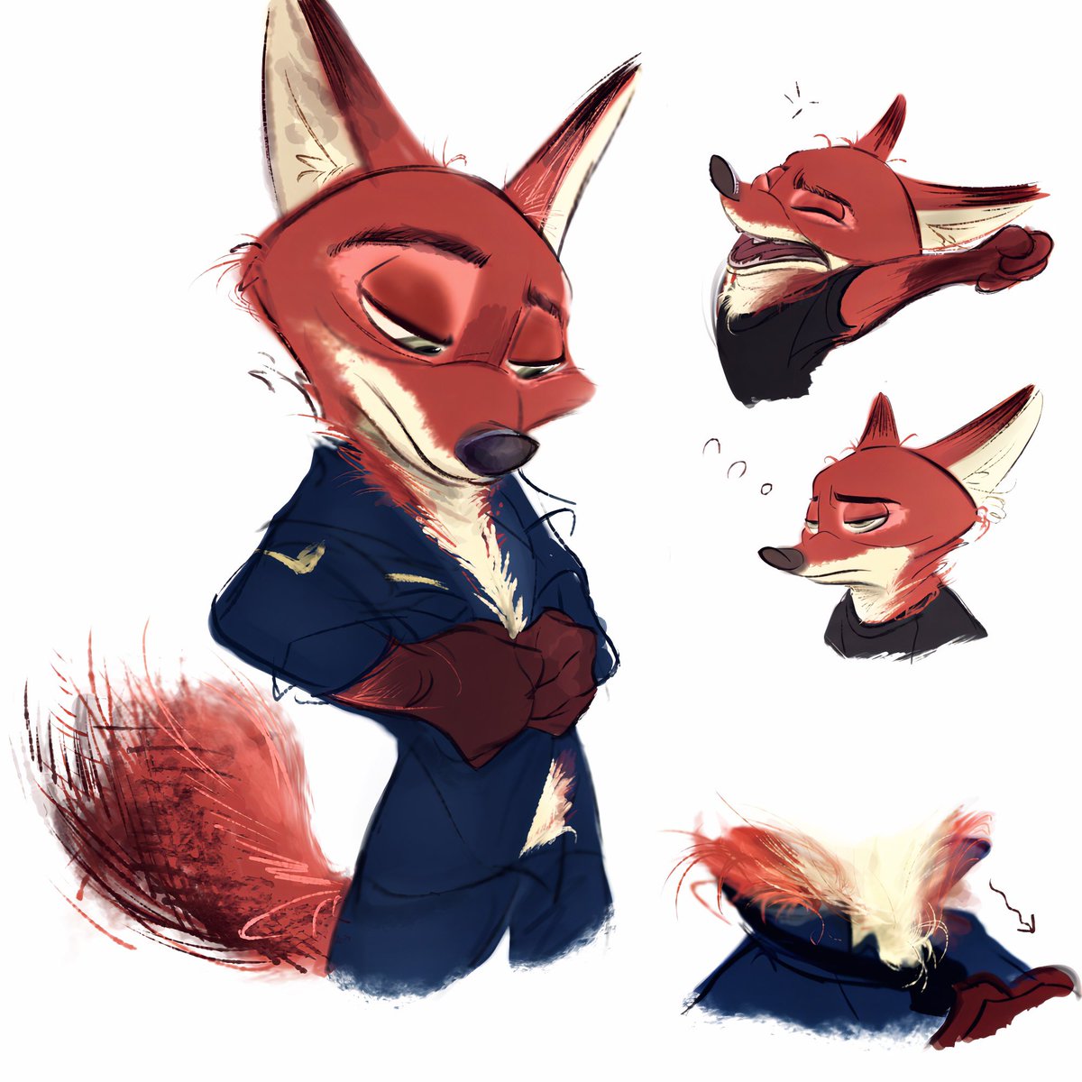 いいニックの日 #NickWilde 過去絵ですが見納めください🦊