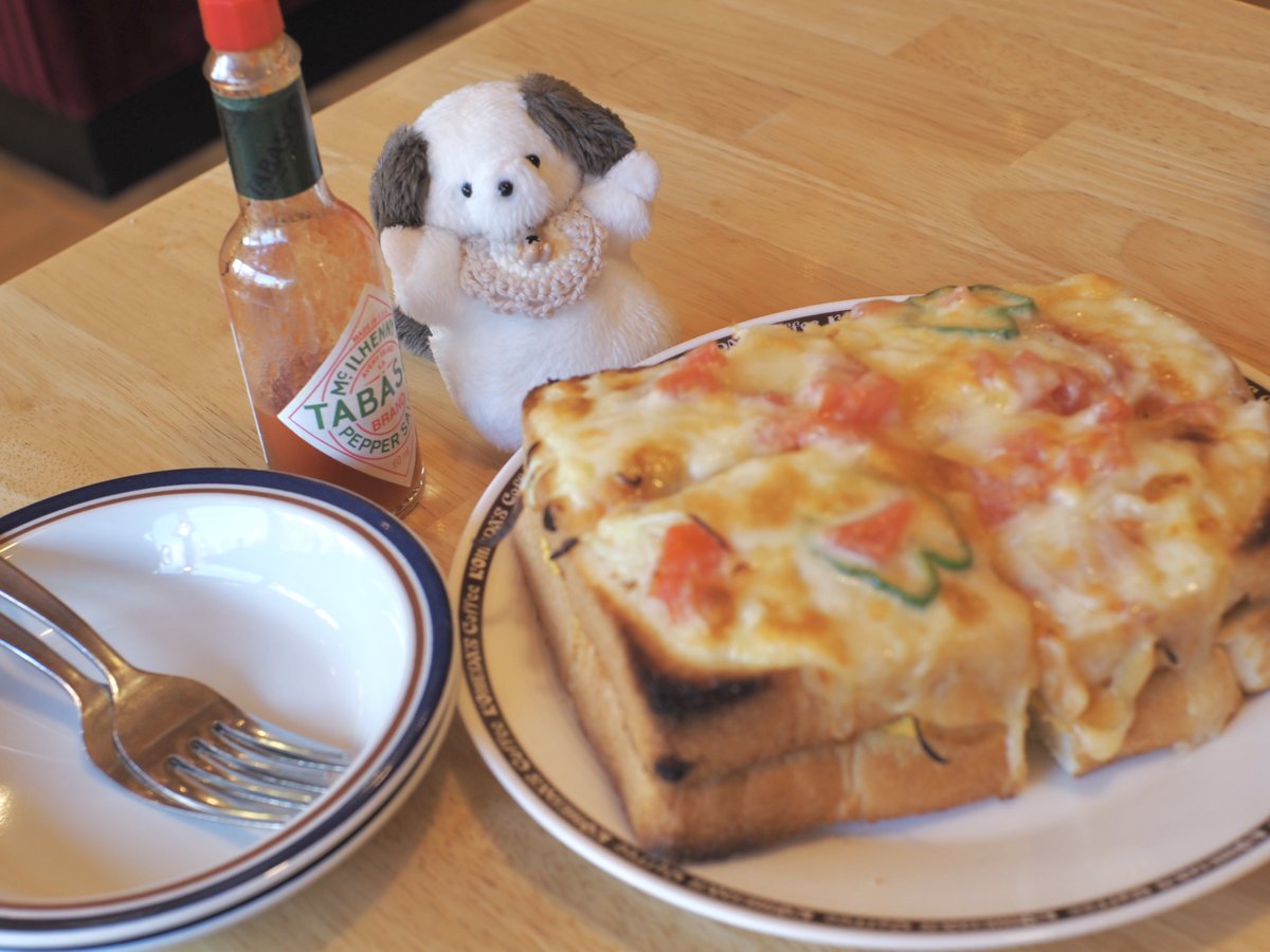 本日のコメダ☕️🍞🥚