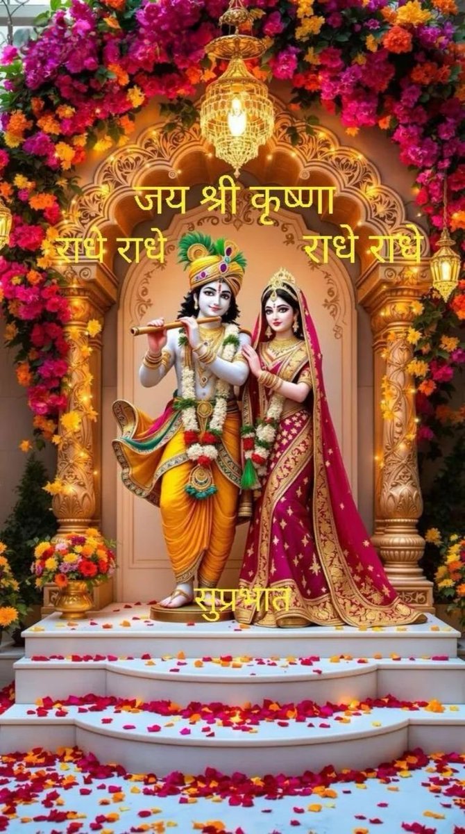 Radhe Radhe ji 🙂 

Jai shree Krishna 🙏🥰 

Good morning 🌄🌄🌄