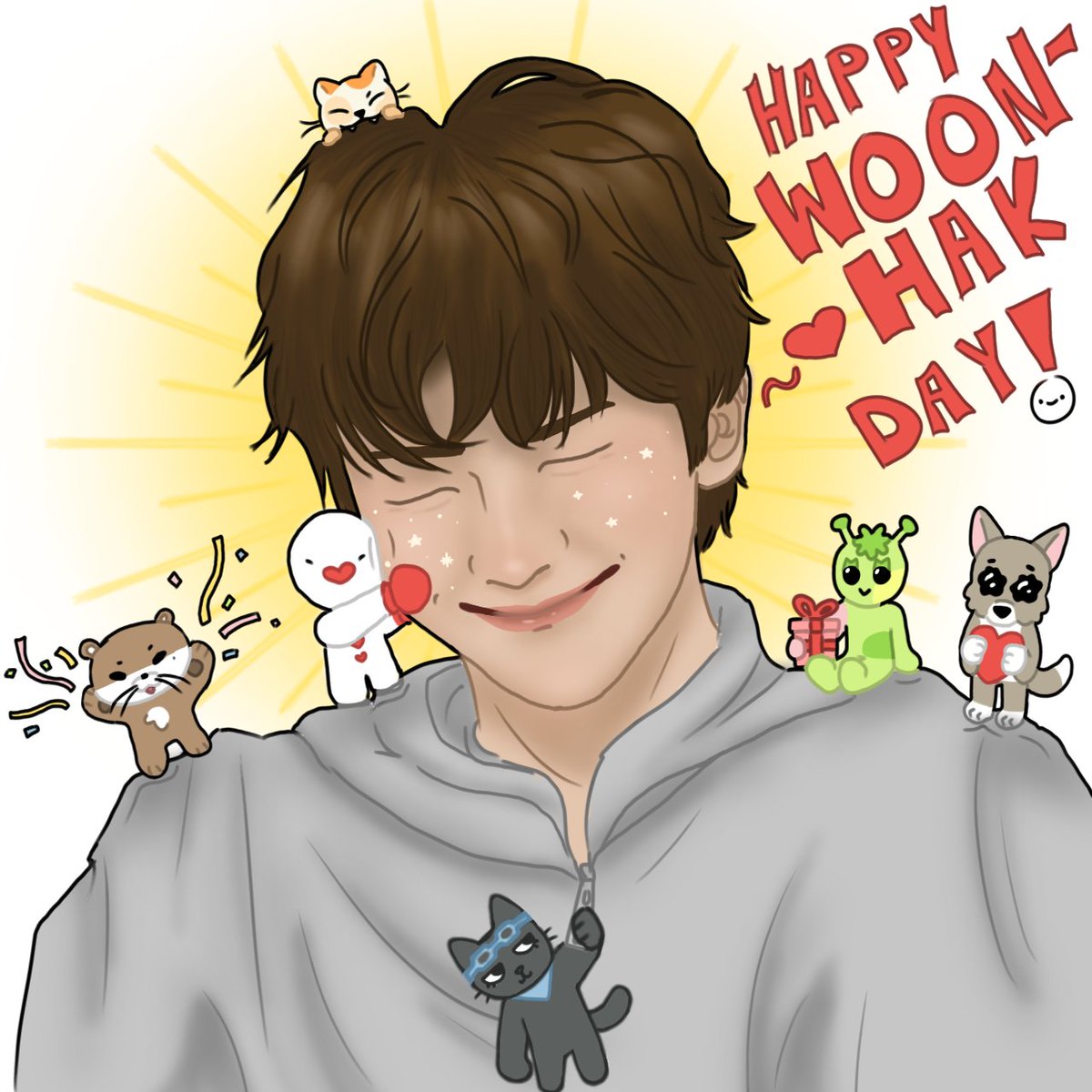 therealcatbbii's tweet image. HAPPY WOONHAK DAY!! although it's nottt the 29th for me yet, I hope our woonhakie has the best birthday ever!!! hehe