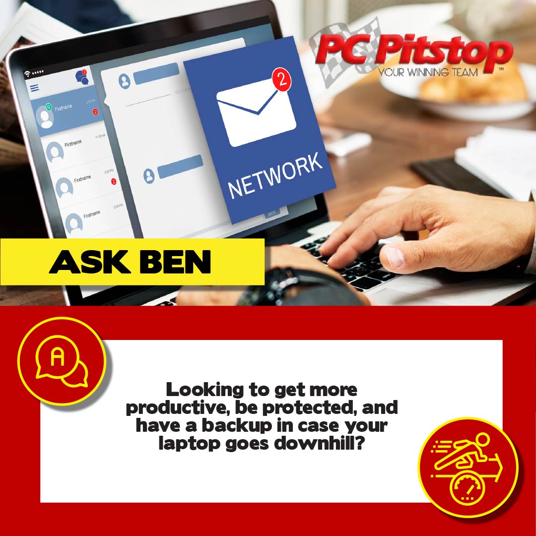 pcpitstopaus's tweet image. Looking to get more productive, be protected, and have a backup in case your laptop goes downhill?