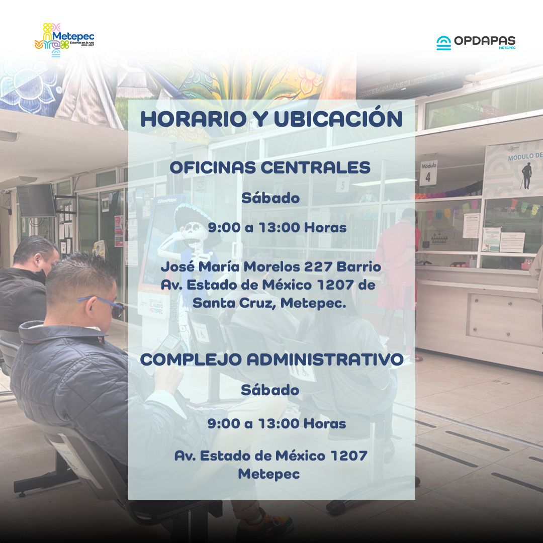 MetepecOPDAPAS's tweet image. ¡Te estamos esperando!
Hoy es el último día para aprovechar nuestros descuentos de buen fin
#EstamosEnLaRuta
@FerFlores_Emp 
@MetepecGobierno