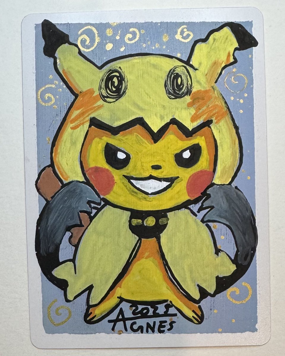 AgnesGarbowska's tweet photo. @braveandboldart Japan Comic Art Expo Pokemon Art drop Day 1!!
See you all today at the event! I will be doing live requests all weekend long and these cuties will be for sale.
#japancomicartexpo #pokemonart #pokemoncard #pokemoncards #pokemoncollector #pokemoncustom https://t.co/BEjlAhEfjf