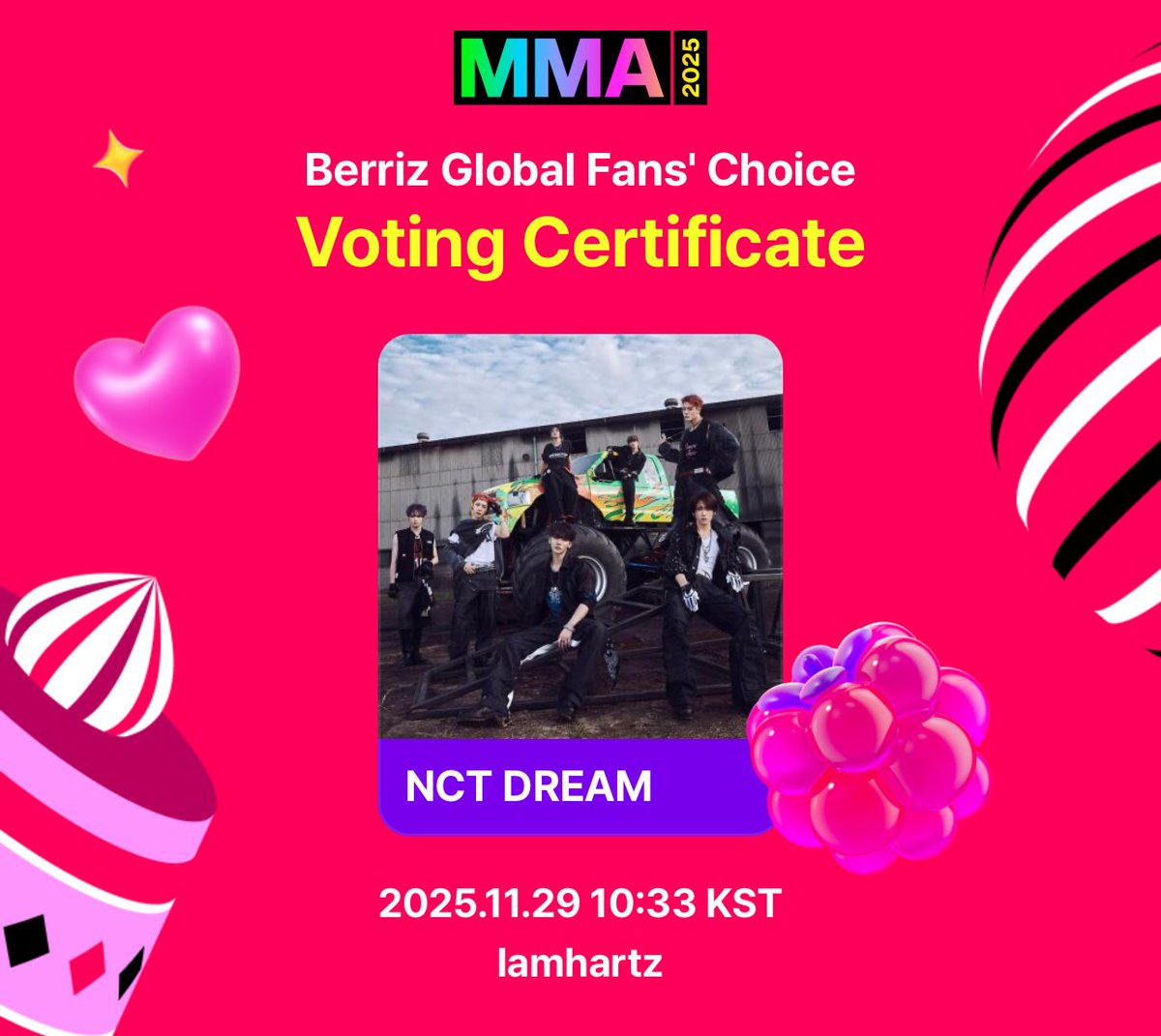 hartii3ii's tweet image. ทุกคนอันนี้โหวตง่าย ไม่ต้องโหลดแอพเลยๆ
#โหวตนี้เพื่อน้องดรีม