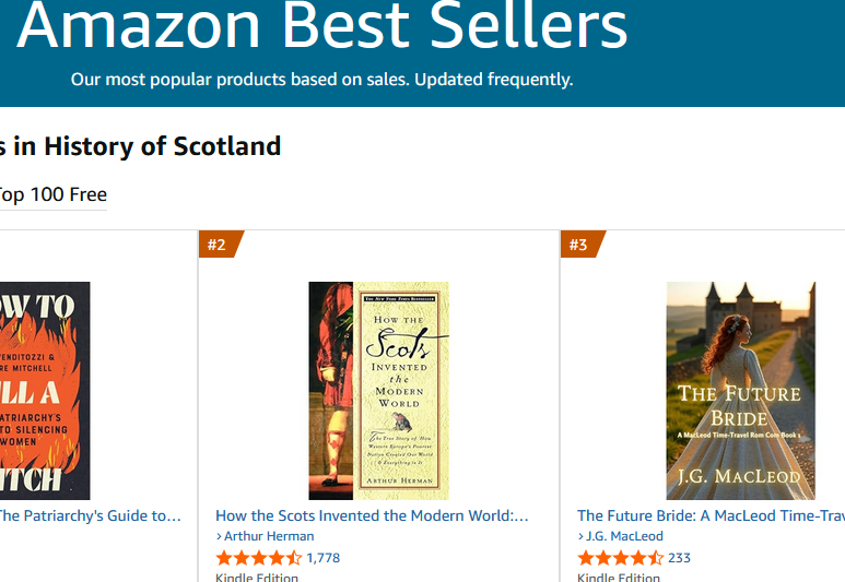 jgmacleodauthor's tweet image. Thanks to your generous purchases and Kindle Unlimited page reads of The Future Bride, it is an Amazon bestseller.😍🥰🥳

Outlander meets Leap Year in this lighthearted, time-travel rom com with strong gin and karate.
amazon.com/dp/B07YK4J8VY#…

Book 1 in a complete series.