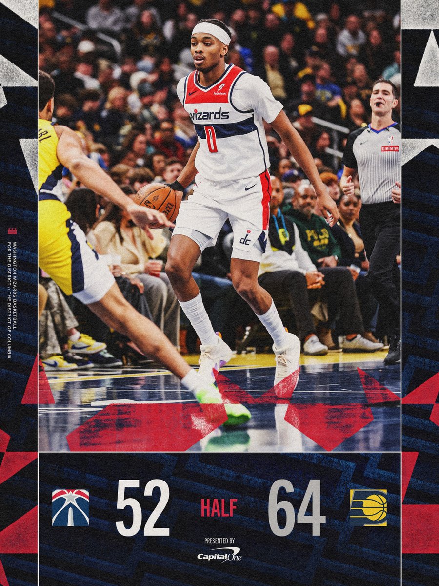 At the half.

#ForTheDistrict | @CapitalOne 