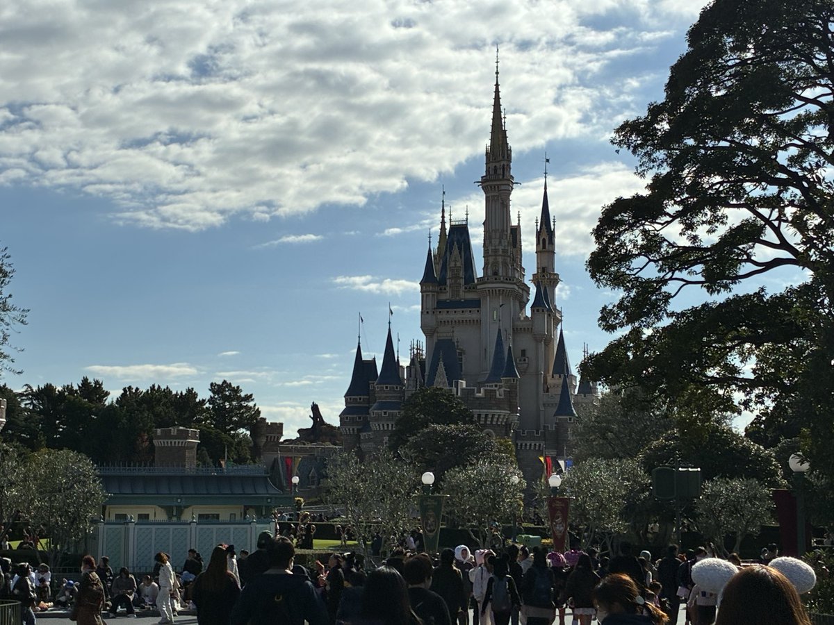 念願だったディズニーランド来たー！