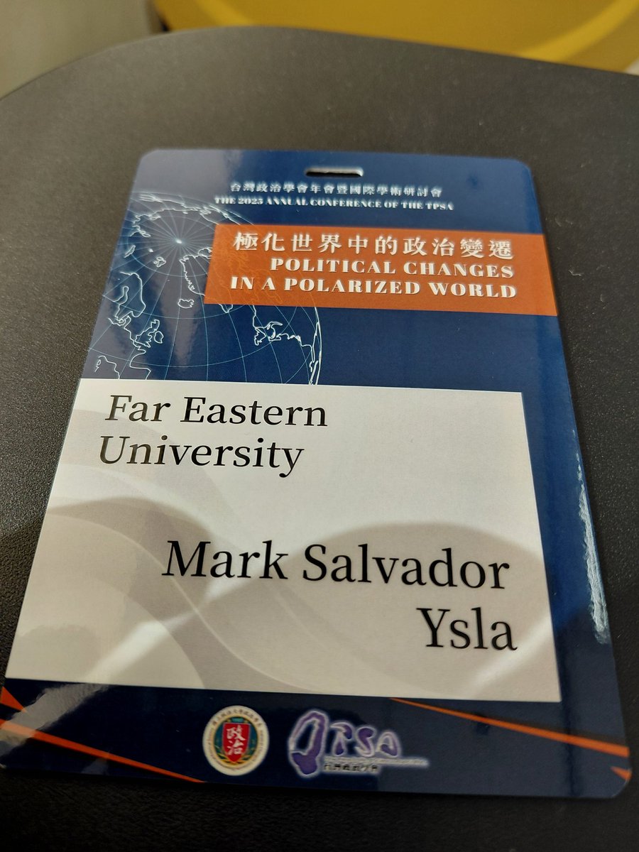 MrYslander's tweet photo. First day of the Taiwan Political Science Association's Annual Conference. https://t.co/K2Dw04AS0H