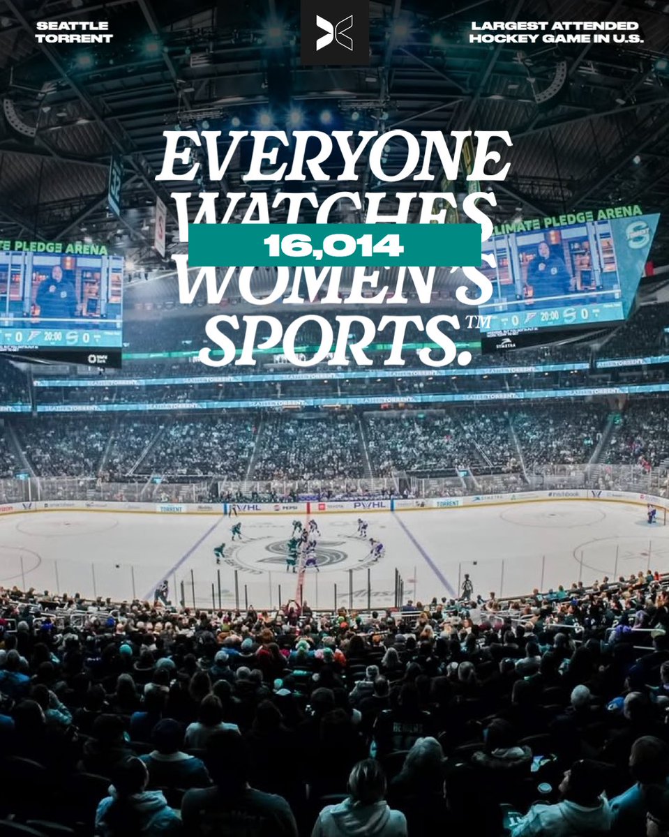 Home opener history for <a href="/PWHL__Seattle/">Seattle Torrent</a> 🏒 Largest attended women’s hockey game in U.S. 👏