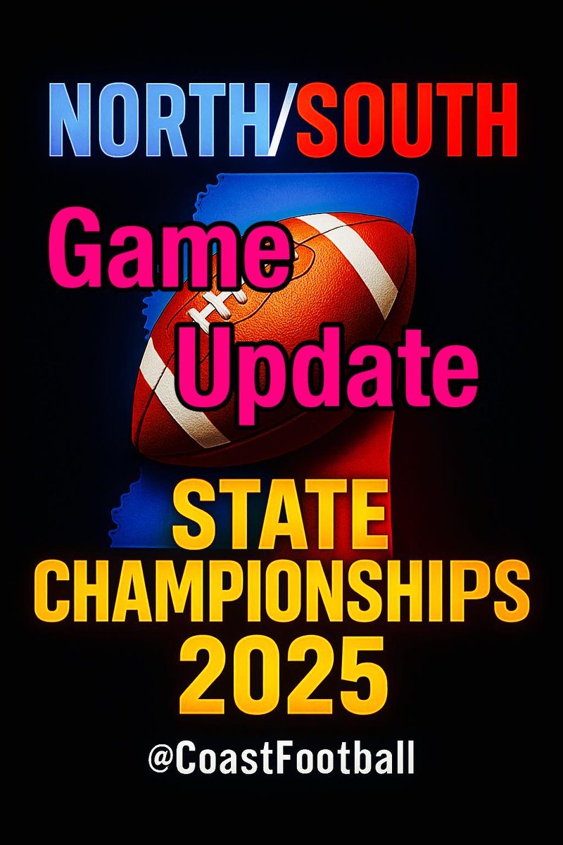 Coastfootball's tweet photo. Gulfport 33-0 vs Brandon
Hattiesburg 20-14 vs Picayune
Poplarville 7-6 vs Columbia

Gulfport @CooperHCrosby 3-Rush TD @ParkerNettles15 TD rush

#SouthState #GameUpdate #CoastFootball 🏈 https://t.co/xOmgzkHJLt